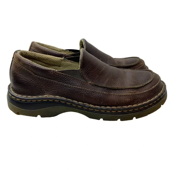 DR MARTENS Lennon Air Wair brown leather men’s slip on loafers size 10 Penton Made in England Leather Loafer in Brown | Dr. Martens main image 3